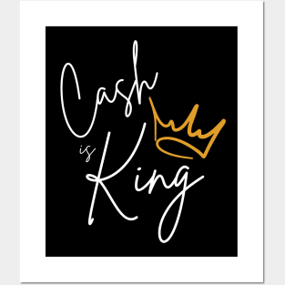 Cash is King Debt Free Journey Debt Free Lifestyle Posters and Art